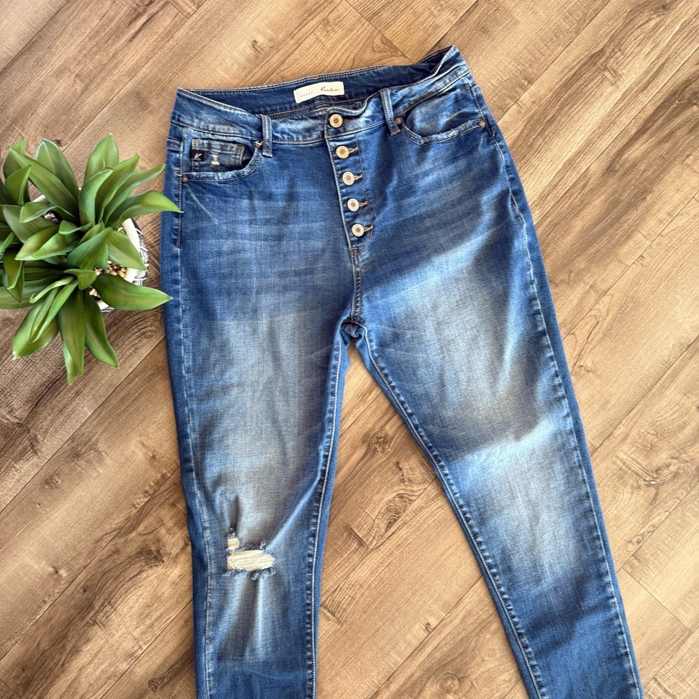 Kancan Curvy skinny denim jeans size 13/30 - Picture 6 of 12